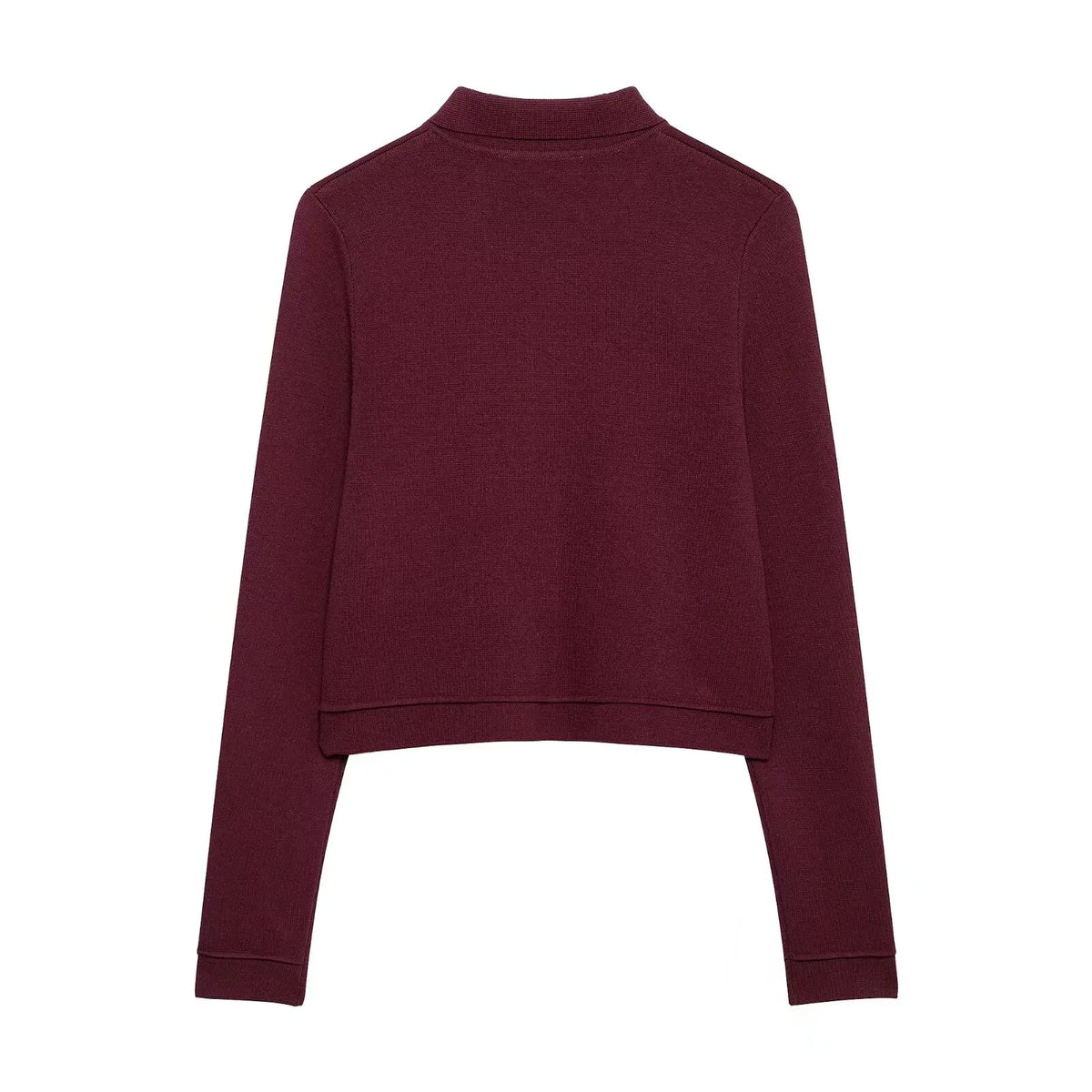Conjunto Luxo Vermelho em Malha de Alta Densidade – Cardigã e Saia
