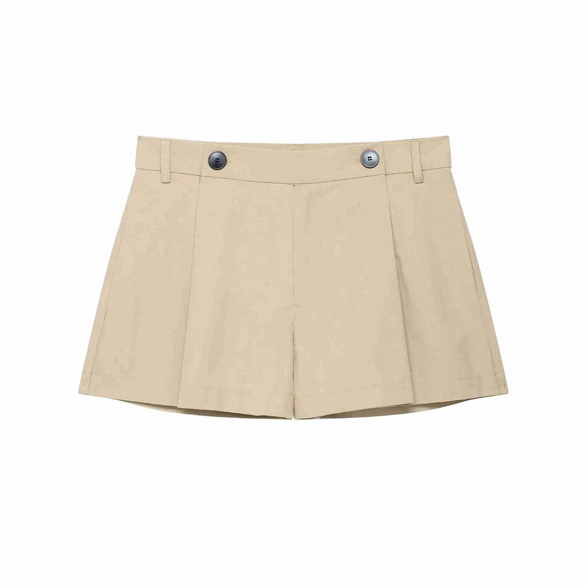 Conjunto Streetwear Elegante: Casaco Estruturado com Cinto e Shorts de Alfaiataria
